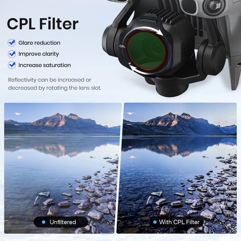 STARTRC ND/CPL Filter Set for DJI Mini 5 Pro Accessories,