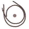 TheBeadChest Chocolate Disk Coconut Shell Beads (5mm)