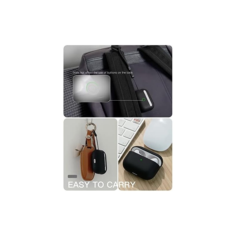 Funda de silicona líquida para AirPods Pro 2 (20232022), funda