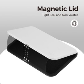 NEO MARK Large Stamp Pad - 3.50"x 6.25", Magnetic Lid, Premium Quality Felt Stamp Pad (Black)