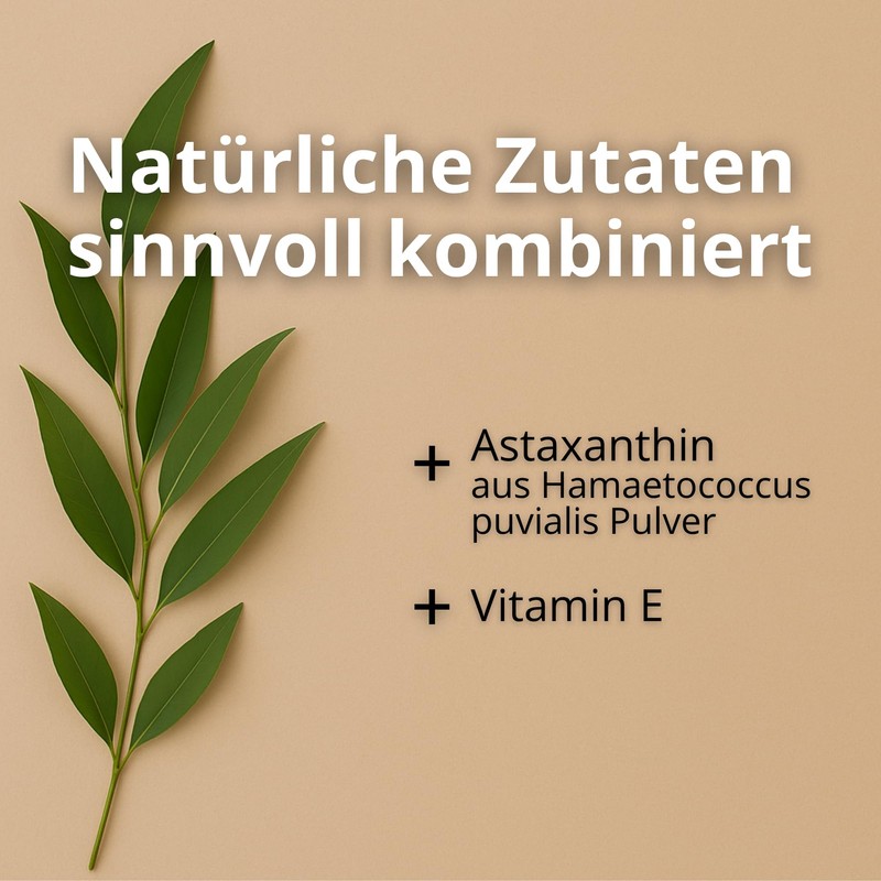 Astaxanthin 12 mg Capsules - Double Combination with High Dose
