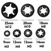 340 Pcs Starlock Washers, Internal Tooth Lock Washer, Quick Speed
