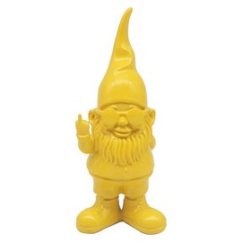 Lesser & Pavey Gnomes Behaving Badly Yellow Figurines Statues For Home Decor | Ideal Ornaments Friendship Gifts For Women & Men | Lovely Table Centerpiece & Living Room Accessories