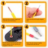 Flytuo Ferrule Crimping Tool, AWG23-7 Self-adjustable Ratchet Wire Ferrule Crimper,