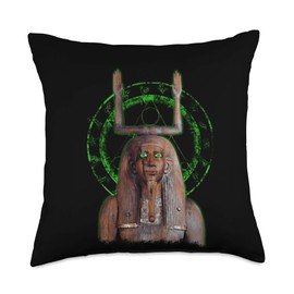 Heka Egyptian God of Magic Throw Pillow