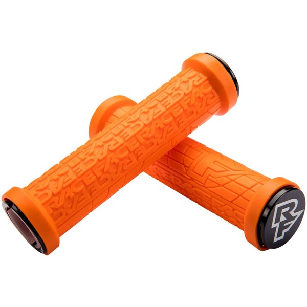 Race Face Lock-On Grippler Grips, Orange, 30mm