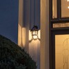 Gama Sonic Polaris Solar Wall Sconce Light, Outdoor Warm White