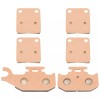 Caltric Brake Pads for Yamaha Kodiak 400 YFM400 Front Rear