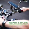 TAKEWAY Motorcycle Phone Mount Holder, Motorcycle Handlebar Clamp Base, Adjustable,