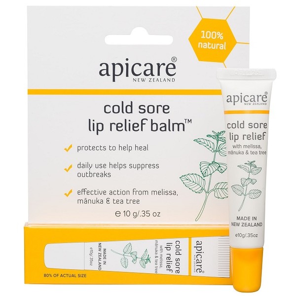 Apicare Cold Sore Lip Relief Balm 10g