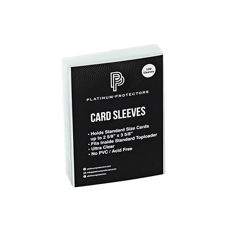 Platinum Protectors Ultra Clear Soft Penny Sleeves for Standard Trading