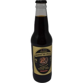 Manhattan Special - Original - Espresso Premium Coffee Soda - 12 oz (24 Glass Bottles)
