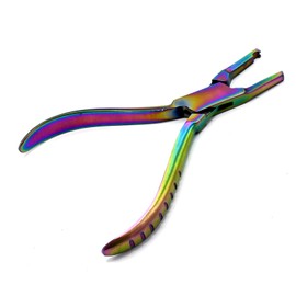 AAProTools New Multi Titanium Rainbow Color Eyeglasses Nose Pads Repair Tool,Stainless Steel Pliers with Sharp Mouth for Glasses Nose Pad Repair Assembling & Adjusting Tools