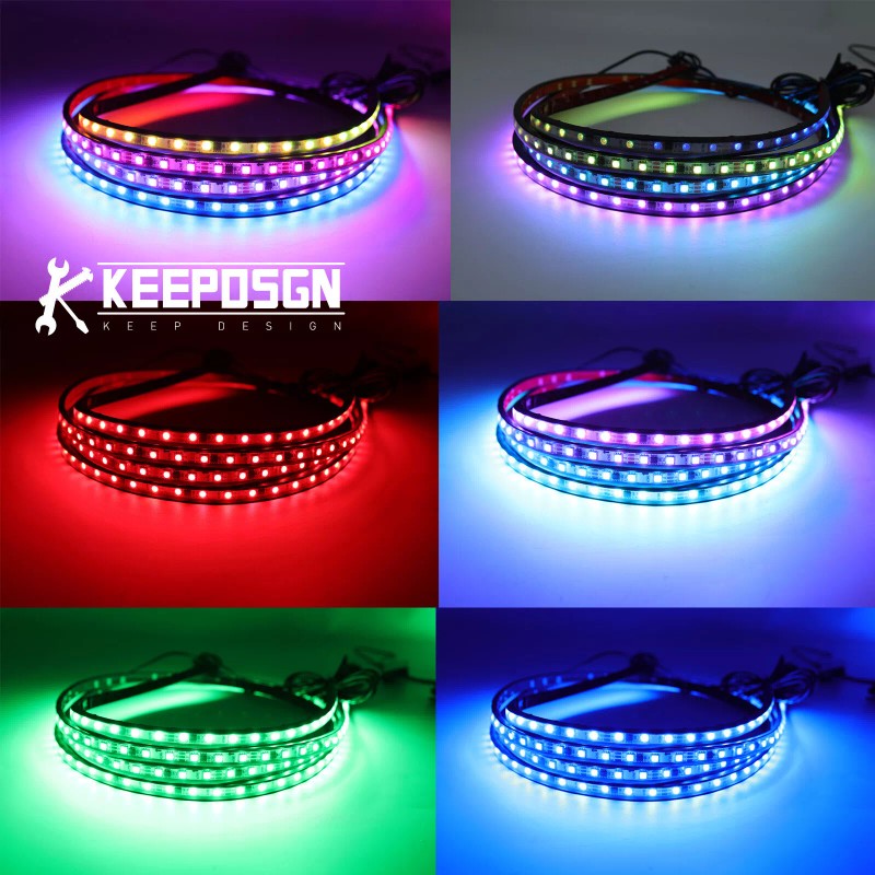 KEEPDSGN For Chevy Corvette C8 C7 C6 6PCS Car RGB
