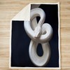 Manfei Snake Bed Throws for Kids Boys Teens 3D White
