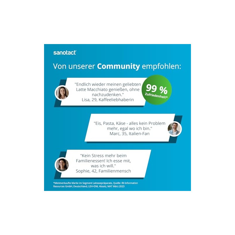sanotact Lactase 24,000 6h DEPOT (40 lactase tablets) • Lactose