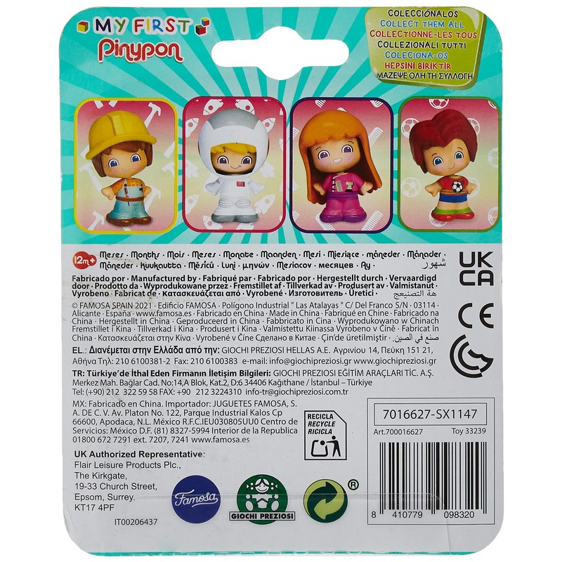 Pinypon Figure, Multicoloured (Famosa LVE05000)