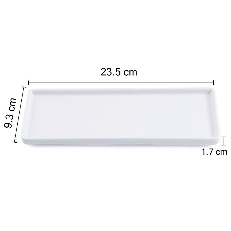 Ceramic trays for cosmetics, jewelry, suitable for organizing dressing tables