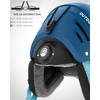OutdoorMaster Kelvin II Ski Helmet - Snow Sport Helmet Snowboard