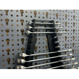 C3E Combination Spanner and Ring Spanner for Perforated Wall Suitable for Küpper Perforated Wall and Euro Perforation 45 mm Euro Perforated Wall - All Perforated Walls - System Holder - Perforated