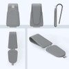 Sotfamily Sunglass Holder for Car Visor, Suede Cloth Magnetic Sunglass