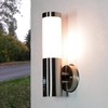Light Experiences K/CX/446/65 Outdoor Light Terrace Garden Stainless Steel Plastic