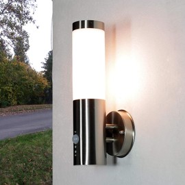 Light Experiences K/CX/446/65 Outdoor Light Terrace Garden Stainless Steel Plastic Modern