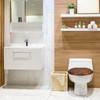 Dalton Wooden Round Soft Close Toilet Seat, Java Brown, Quick