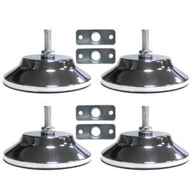 Billiard Table Feet,4 PCS Billiard/Pool Table Leg Levelers, Adjustable Furniture Levelling Feet, Leveling Risers for Football/Soccer Table, Ping Pong Table,5 Inch Metal Game Table Leg Levelers