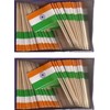 2 Boxes Mini India Toothpick Flags, Total 200 Small Mini