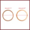HEROFFIX 18mm Inner Dia Copper Automotive Engine Washers Plate Gaskets