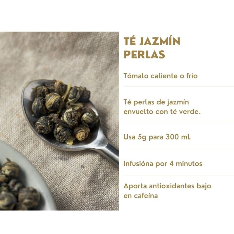 Té de Perlas de Jazmin con Calidad Premium, Té para