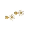 20G Cartilage Mini Stud Earrings Cute Daisy Flower Enamel Earring