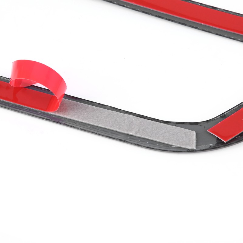 Carbon Fiber Style Car Center Air Condition Frame Cover Trim