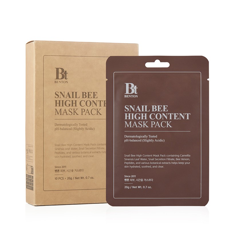 benton [Benton] Snailbee high content mask pack 20g 1 box