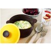 Silicone Microwave Egg Steaming Pot Steamer Egg Cooker (Red)