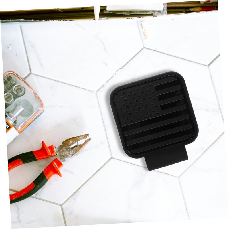 Ciieeo Flag Hitch Cover Durable Towing Cover with American Flag