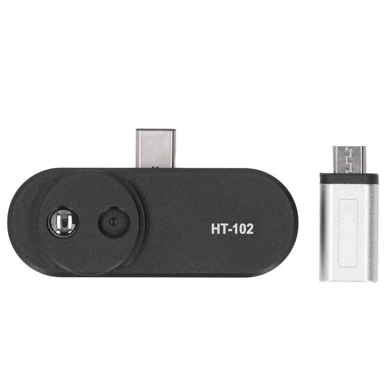 Thermal Imaging Camera Black ABS Mobile Phone Thermal Imager with