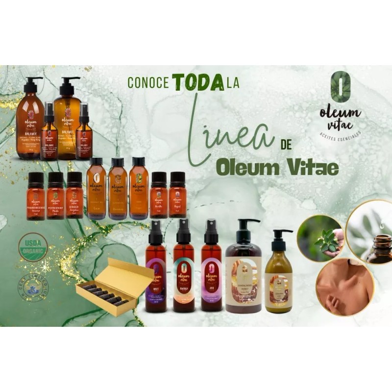 Oleum Vitae Aceite Esencial 100% Puro De Menta 120ml