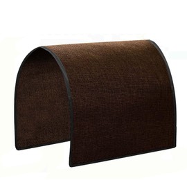 Ntomtuex Line Sofa Armrest Cover 2 Piece for Chiar Arm Cover Protector with Slip Cover Armchair Slipcovers for Pets, Dogs, Cats, Chocolate