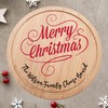 Create Cherished Memories with Our Personalised Wooden Christmas Cheese Board