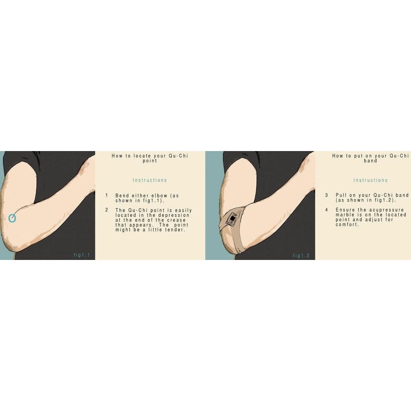 Qu-Chi Hayfever Band - The Acupressure Arm Band