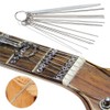 DODUOS Guitar Bridge Saddle File 13 Sizes Stainless Steel Grinding