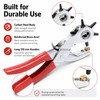 Leather Hole Punch Pliers for Belts & Crafts – 6-Position