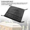 Black Emergency Cadaver Body Bag Oxford Cloth Body Storage Bag