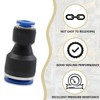 Bwintech 12 Pcs 6mm to 10mm Pneumatic Straight Reducing Push