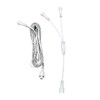 lemonmemory Permanent Outdoor Lights Extension Lead Waterproof Cord,Waterproof Extension Cable