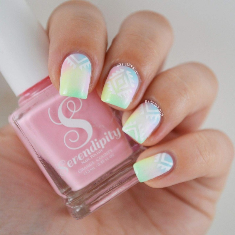 Whats Up Nails - Aztec Vinyl Stencils for Nail Art