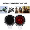 KAOLALI Motorcycle LCD Digital Speedometer Tachometer LED Speed Gauge Oil