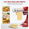 Pasta Roller for Kitchenaid Stand Mixer, Stainless Steel pasta roller